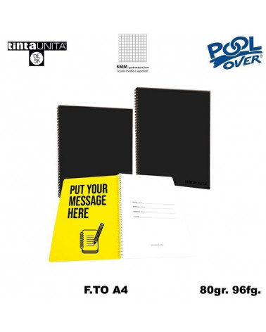 TINTA UNITA MAXI SPIR DESK SOFT TOUCH 96FF.5MM 60046