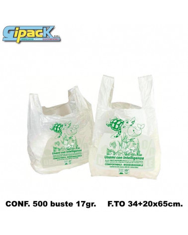 GIPACK BUSTE SPESA OCEANO 34x65 [500PZ]
