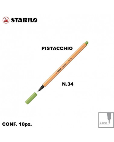 STABILO POINT 88 N.34 PISTACCHIO [10PZ]