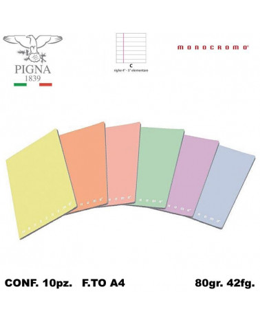 MONOCROMO MAXI PASTEL 80GR.C [10PZ]