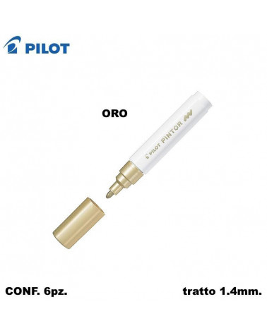 PILOT PINTOR MEDIO PENNARELLO ORO [6PZ]