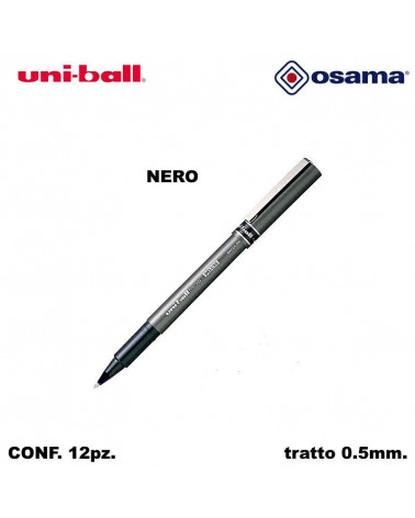 OSAMA ROLLER UNI BALL DE LUXE 12PZ. NERO MICRO