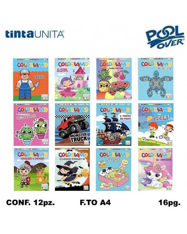 TINTA UNITA KIDS ALBUM DA COLORARE [12PZ]