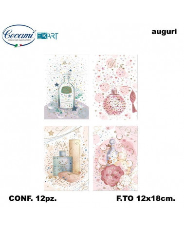 CECAMI BIGLIETTI AUGURI PER TE 00160 [12PZ]