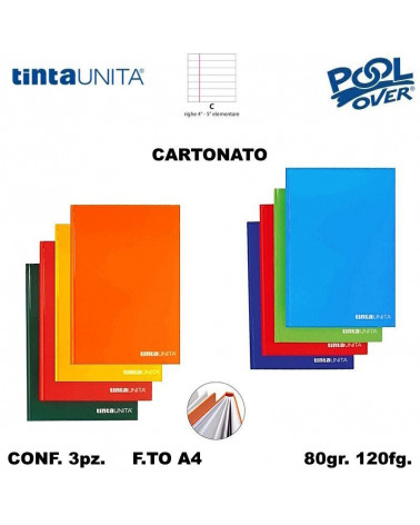 TINTA UNITA MAXI CARTONATO 120FG. C 98313 [3PZ]