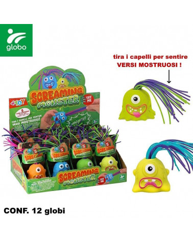 GLOBO MOSTRO URLANTE C/SUONI 12PZ