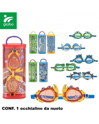 GLOBO OCCHIALINI DA NUOTO BAMBINO ANIMALI