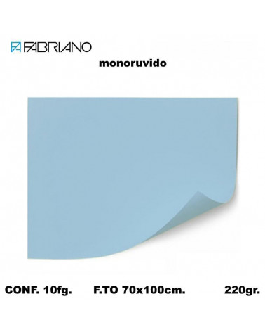 BRISTOL MONORUVIDO 70X100 CELESTE[10FG]