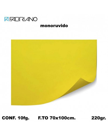 BRISTOL MONORUVIDO 70X100 GIALLO[10FG]