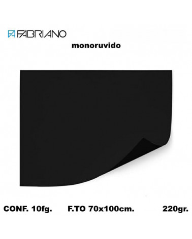 BRISTOL MONORUVIDO 70X100 NERO[10FG]