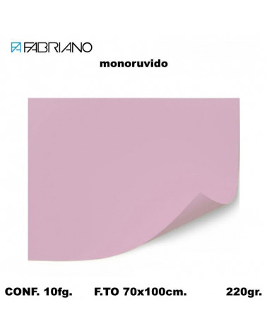 BRISTOL MONORUVIDO 70X100 ROSA[10FG]