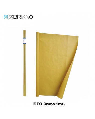 FABRIANO CARTONCINO KRAFT 60gr.3mx1m.ORO