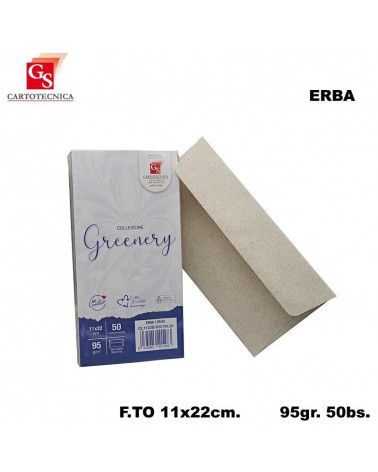 GS BUSTE GREENERY ERBA 50PZ.95GR.11X22