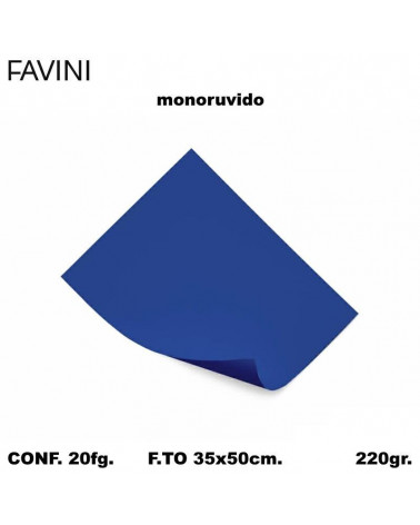 BRISTOL FAVINI MONORUVIDO 35x50 BLU [20FG]