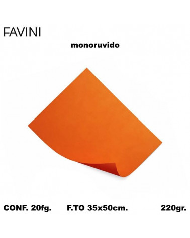 BRISTOL FAVINI MONORUVIDO 35x50 ARANCIO [20FG]
