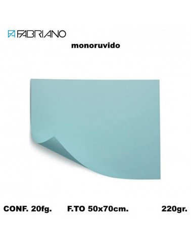 BRISTOL MONORUVIDO 50X70 CELESTE[20FG]