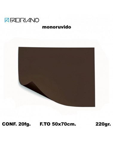 BRISTOL MONORUVIDO 50X70 MARRONE[20FG]