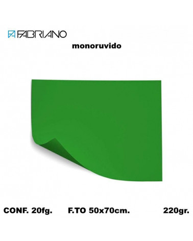 BRISTOL MONORUVIDO 50X70 VERDE BAND.[20FG]