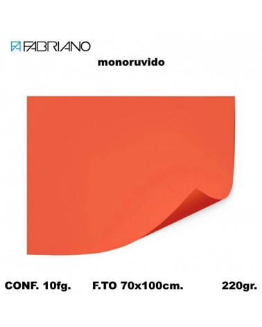 BRISTOL MONORUVIDO 70X100 ARANCIO[10FG]
