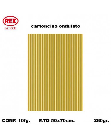 REX GIOCO ONDA 50X70 725 ORO-ONDULATO [10FG]
