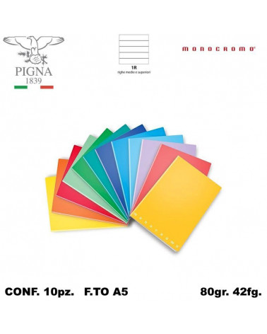 MONOCROMO QUADERNO 42FG. 1R [10PZ]