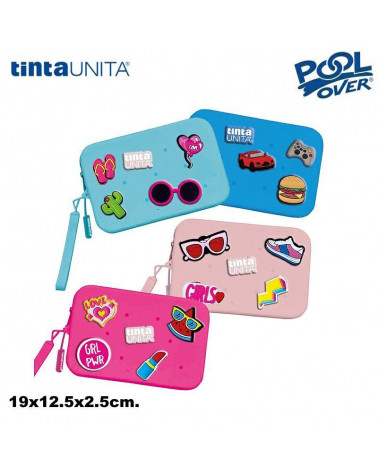TINTA UNITA CLIK BUSTINA PIATTA PINS SILICONE CON LACCIO