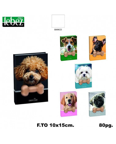 LEBEZ TACCUINO DOG SQUISHY 10x15cm.81951