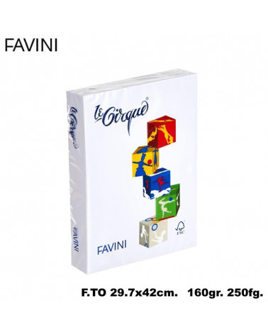 FAVINI CARTA A3 160gr.250fg.BIANCA-FOTOCOPIE