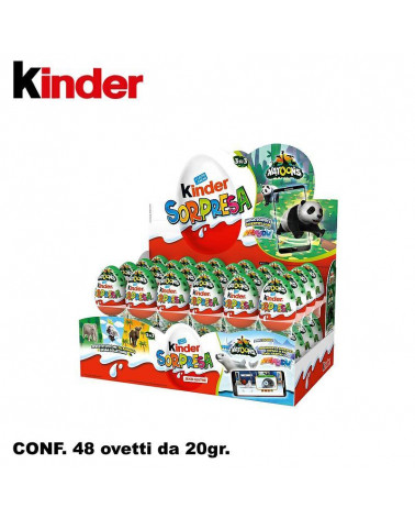KINDER SORPRESA NATOONS 48pz.