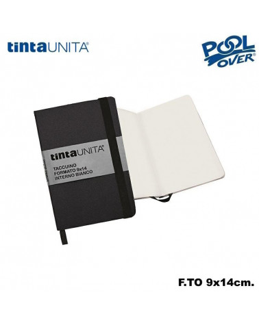 TINTA UNITA TACCUINO CON ELASTICO BIANCO 9x14