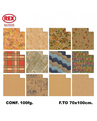 REX CARTA REGALO NATURA 100fg.N4400GEN
