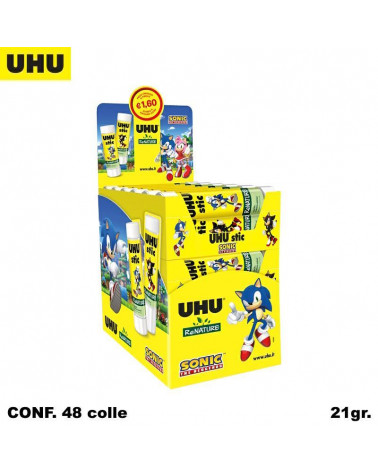 UHU ESP COLLA STICK SONIC 21GR. 36PZ.+12PZ.OMAGGIO 7005914