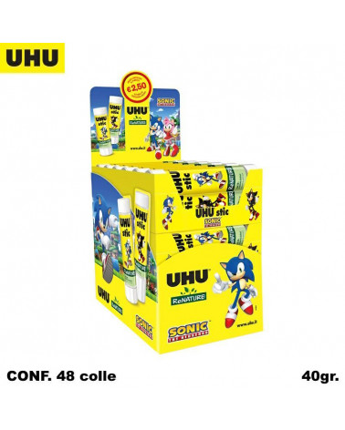 UHU ESP COLLA STICK SONIC 40GR. 36PZ.+12PZ.OMAGGIO 7005915