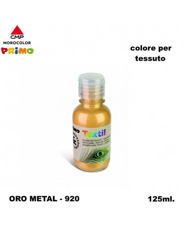 PRIMO COLORE PER TESSUTO 125ML ORO-METAL