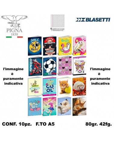 QUADERNO FANTASIA 30FG. Q [10PZ]