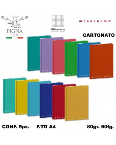 MONOCROMO MAXI CARTONATO 62FG. 5MM [5PZ]