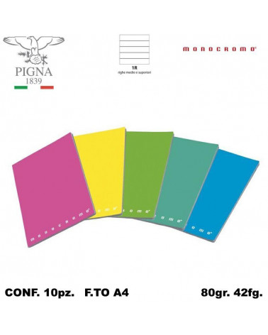 MONOCROMO MAXI FLUO 80GR.1R [10PZ]