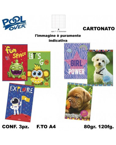 MAXI CARTONATO 120FG. FANTASIA-A 98303 [3PZ]