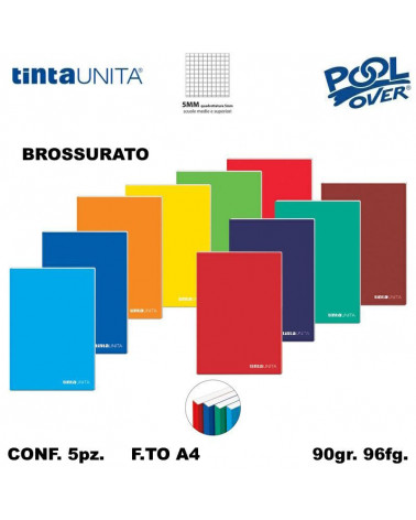 TINTA UNITA MAXI BROSSURATO 96FG 5MM 90419 [5PZ]