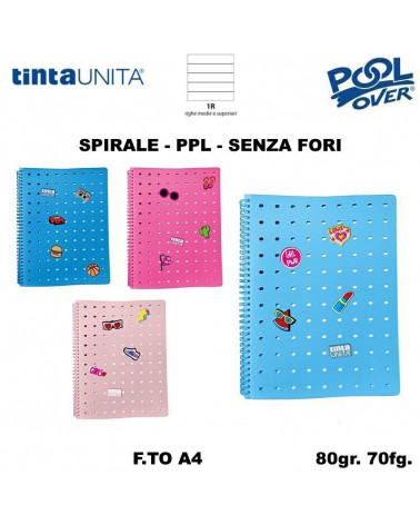 TINTA UNITA CLIK MAXI SPIR.PPL NO FORI 70fg.1R