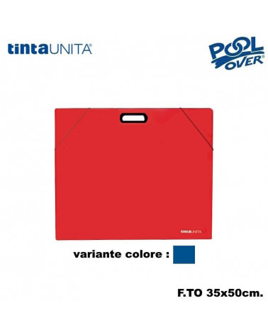 TINTA UNITA CARTELLA PORTA DISEGNO CON MANICO 35X50 98512