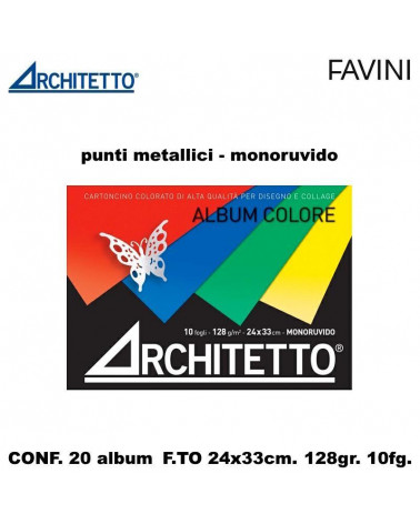 ARCHITETTO ALBUM COLORE 24X33 10FG. 90128 DISEGNO [20PZ]
