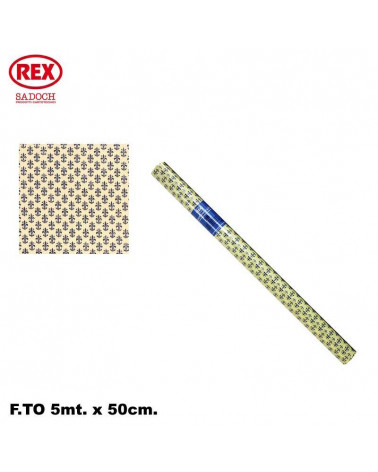 REX ROTOLO LAVABILE 0,50X5MT. CASSETTO-BLU