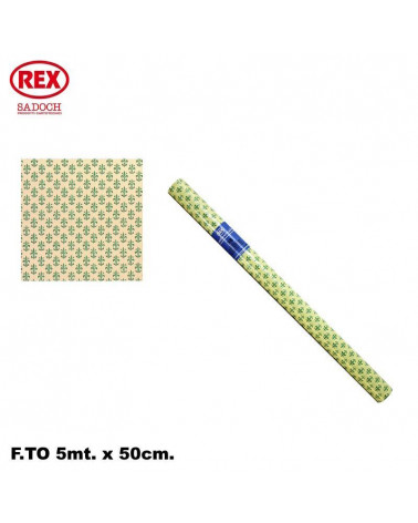 REX ROTOLO LAVABILE 0,50X5MT. CASSETTO-VERDE