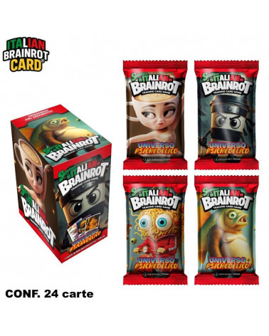 ITALIAN BRAINROT FLOWPACK 7 CARTE SERIE [24PZ]