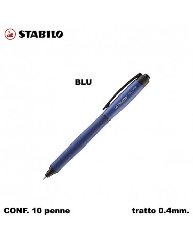 STABILO SFERA GEL PALETTE BLU 10pz.
