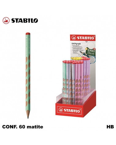 STABILO ESP 60 EASY GRAPH PASTEL HB