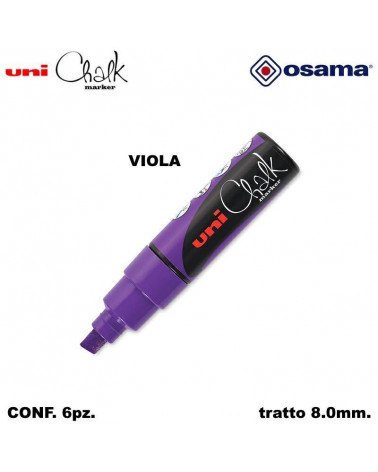OSAMA MARCATORE CHALK MARKER 6PZ.SC. VIOLA
