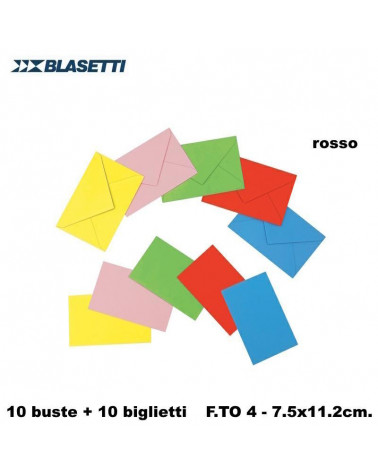 BLASETTI COMPLETO VISITA 75X112 10+10 ROSSO