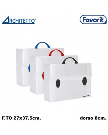 ARCHITETTO POLIONDA 27x37,5x8 2 CHIUSURE EVERY LINE